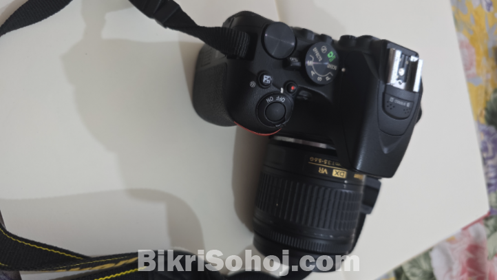 Nikon D5600 Dslr 18-55mm Lensসহ বিক্রয়।